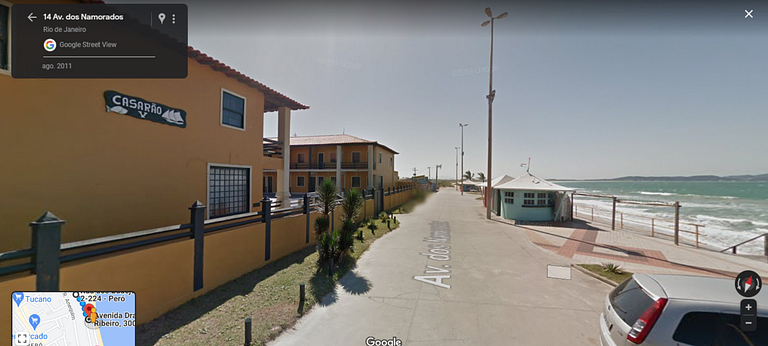 Casa beira da Praia Peró Condomínio com segurança