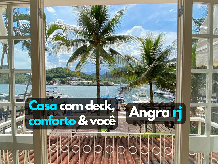 Lindo 3 Qts com Deck churrasqueira Piscina Angra