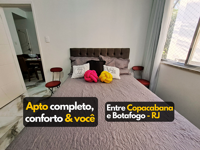 Estúdio completo entre Botafogo e Copacabana