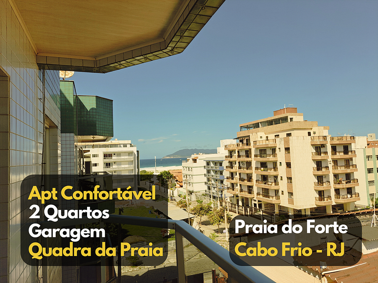 Lindo 2 Qts com AR e garagem Praia do Forte