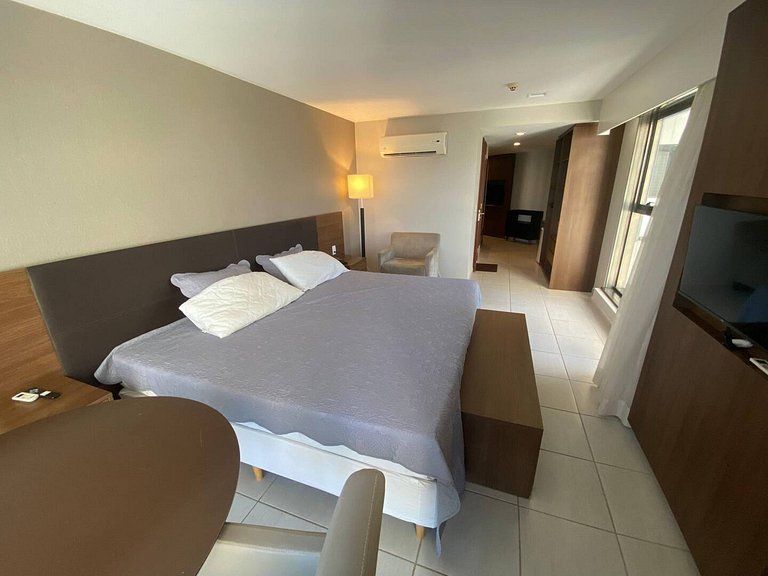 Flat Beira Mar academia piscina Boa Viagem Recife - Com Café