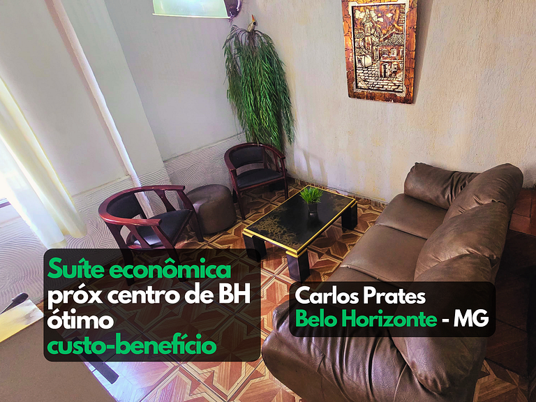 Suíte4 com excelente custo-benefício em BH