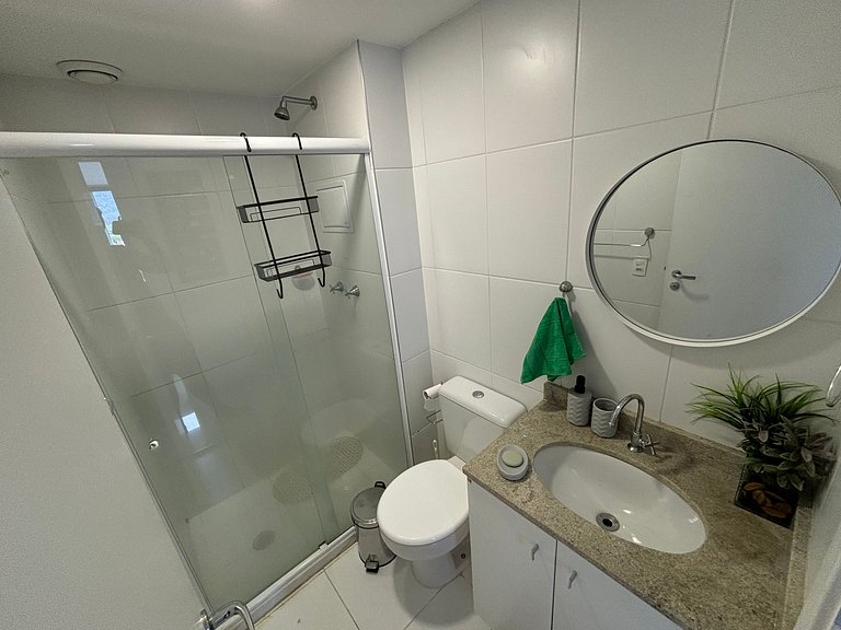 Lindo Apto Clube Ar Vaga Piscina 5m praia Recreio - Condomín
