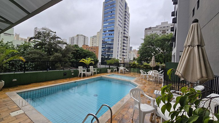 Lindo Flat Champagnat Resident Piscina Sauna BH - Praça da L