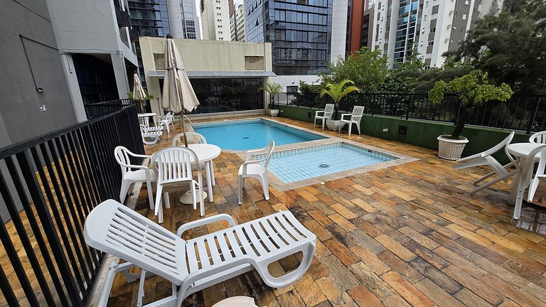 Lindo Flat Champagnat Resident Piscina Sauna BH - Praça da L