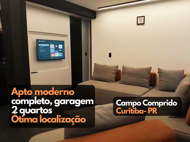 Lindo Apto1 muito completo Campo Comprido Curitiba PR