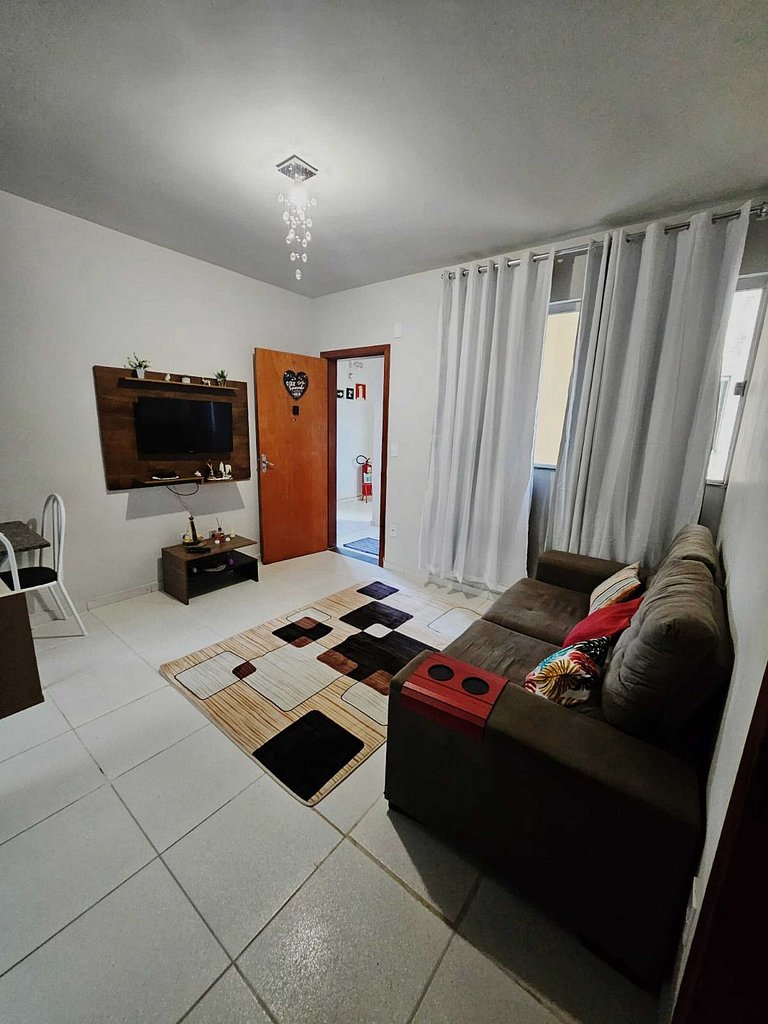 Lindo Apt no Centro de Capitólio - MG C/ Garagem