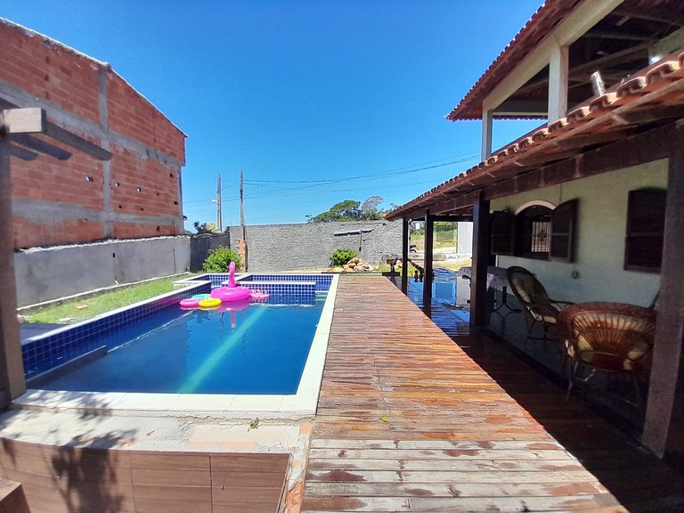 Casa com piscina na Região dos Lagos - São Pedro da Aldeia R