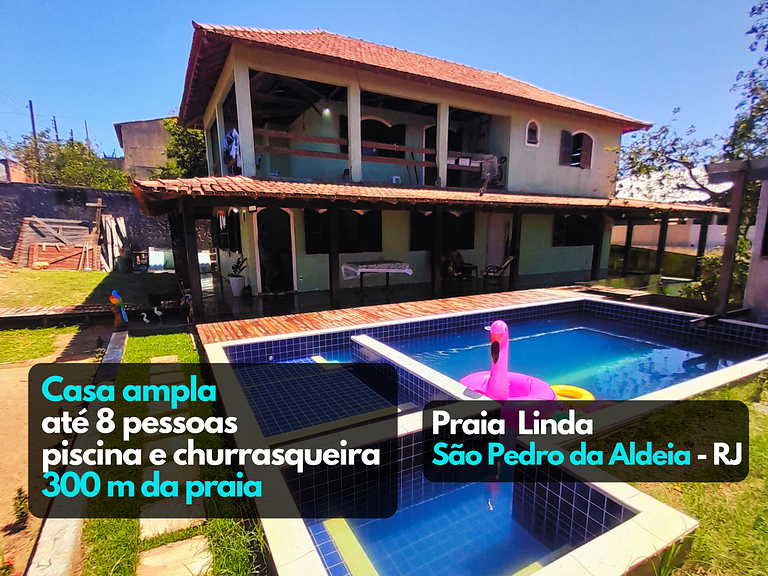 Casa com piscina na Região dos Lagos - São Pedro da Aldeia R