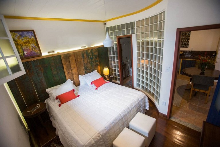 Loft lindamente decorado em Ouro Preto MG