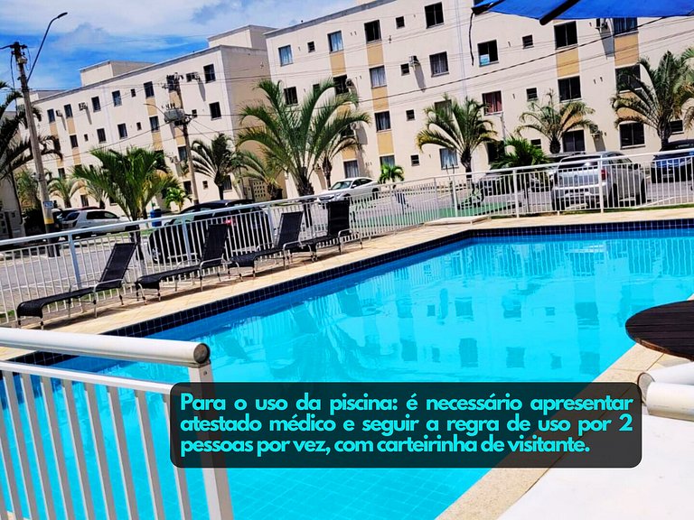 Apto confortável lazer completo Rio das Ostras RJ
