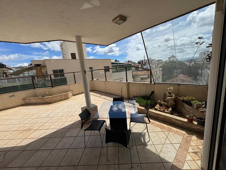 Lindo APTO próx Mineirão com Suíte Pampulha BH - Cobertura c