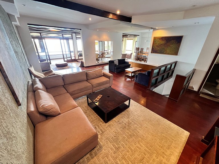 Mega casa 5 suítes, vista pro mar, piscina e churrasqueira J