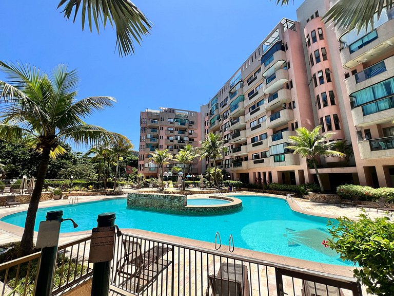 Condomínio Resort Beira Mar Vista Barra da Tijuca - Ar condi