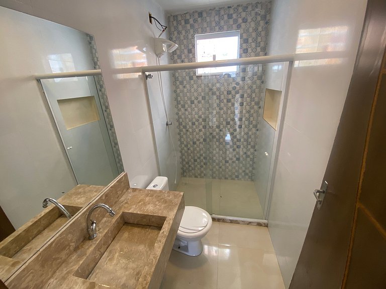 Casa ampla piscina churrasqueira ar condicionado Jacuípe Cam