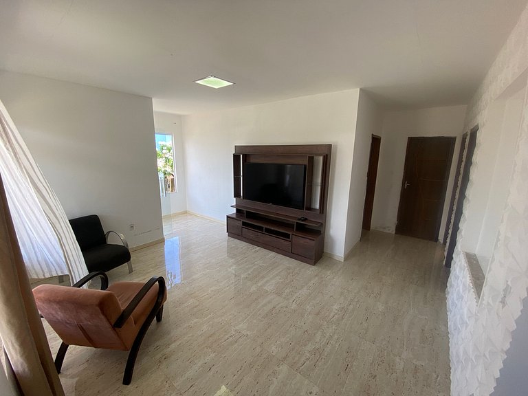 Casa ampla piscina churrasqueira ar condicionado Jacuípe Cam