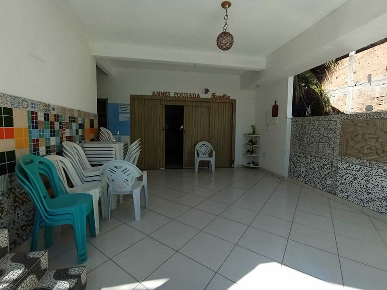 Suíte para 2 café da manhã em Pousada, Praia de Cabuçu BA