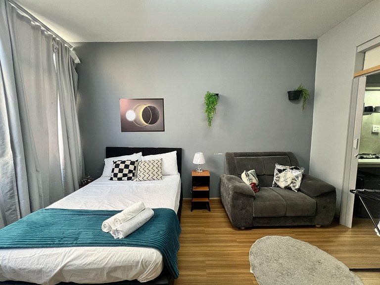 Flat Av Rio Branco Ar Cond Metrô VLT Lapa RJ