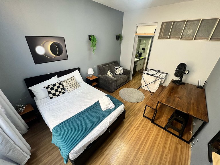 Flat Av Rio Branco Ar Cond Metrô VLT Lapa RJ