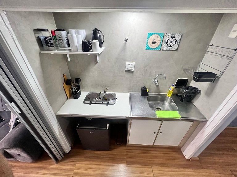 Flat Av Rio Branco Ar Cond Metrô VLT Lapa RJ