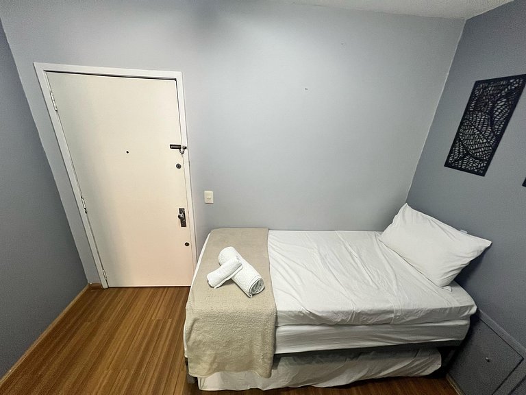 Flat Av Rio Branco Ar Cond Metrô VLT Lapa RJ