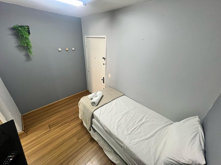 Flat Av Rio Branco Ar Cond Metrô VLT Lapa RJ