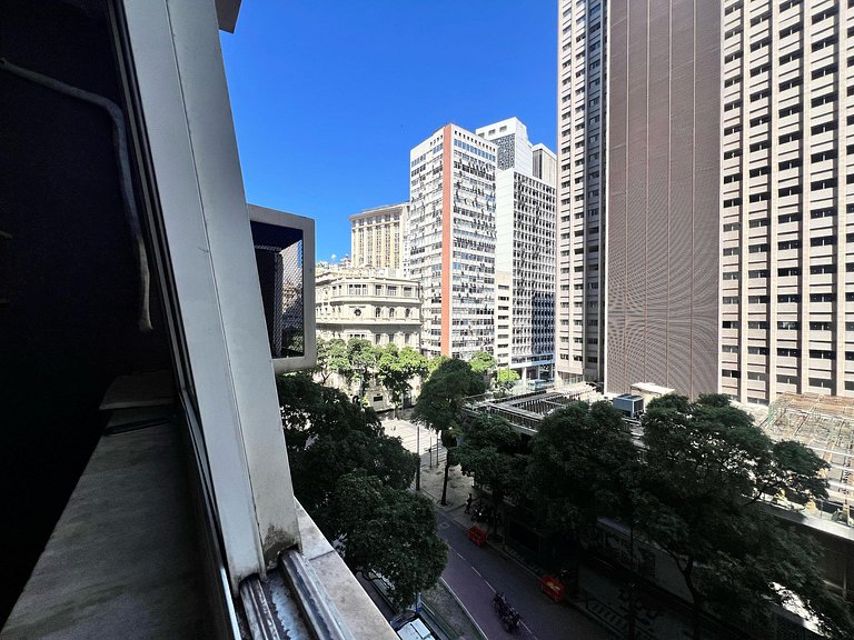 Flat Av Rio Branco Ar Cond Metrô VLT Lapa RJ