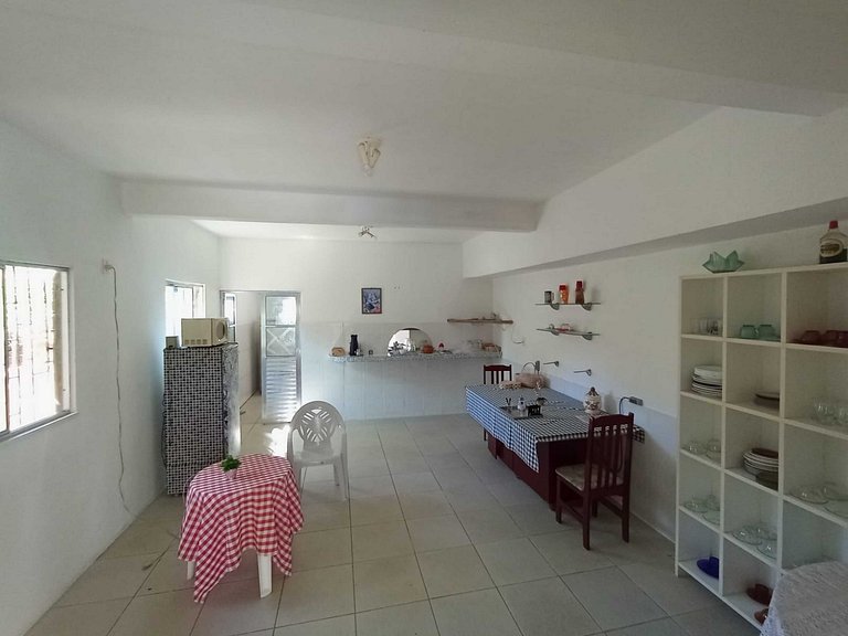 Quarto triplo café da manhã em Pousada, Praia de Cabuçu BA