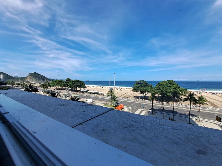 Apto 2 qtos Vista pro Mar Orla Copacabana RJ