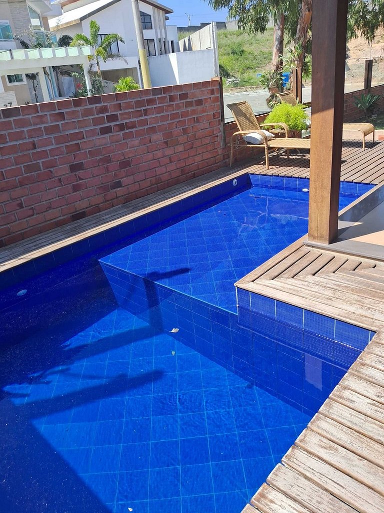 Casa encantadora com piscina e área gourmet - São Pedro da A