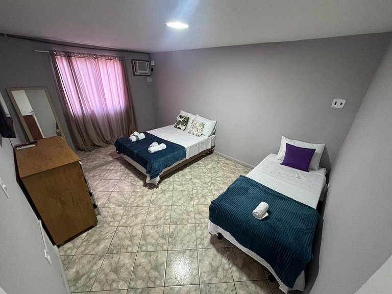 Suite5 a pé da praia na Rua do comércio Recreio