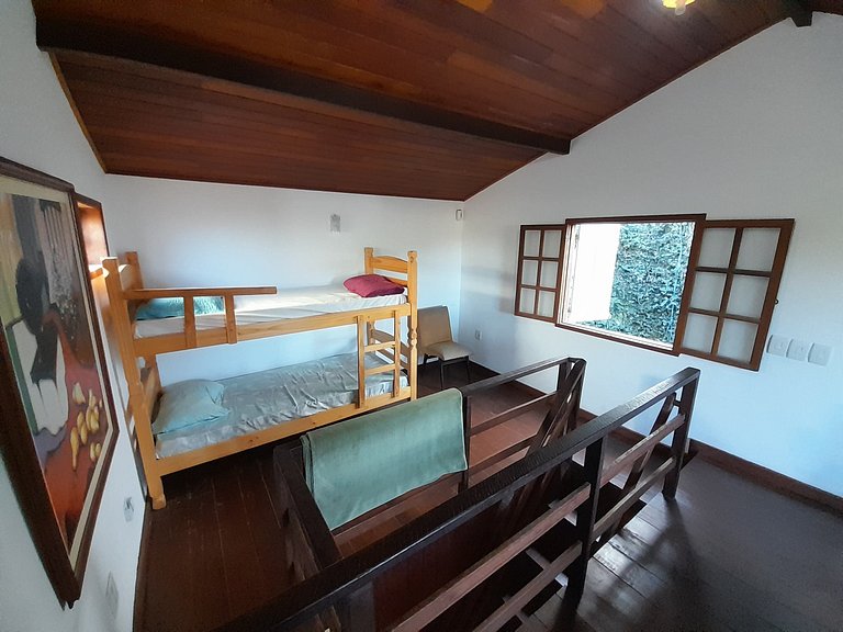 Quarto4 Pousada Ohanna pé na areia Praia Grande