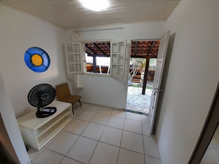 Suíte1 Pousada Ohanna pé na areia Praia Grande