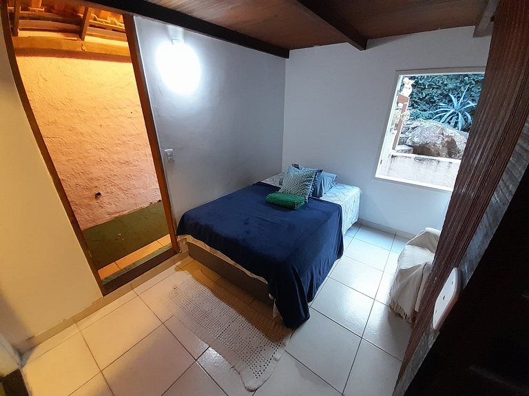 Suíte2 Pousada Ohanna pé na areia Praia Grande