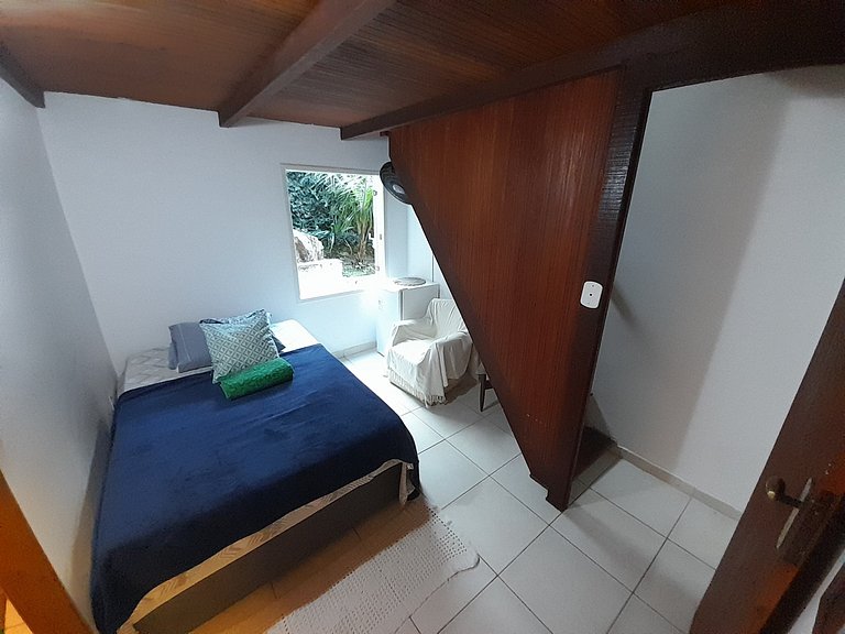 Suíte2 Pousada Ohanna pé na areia Praia Grande