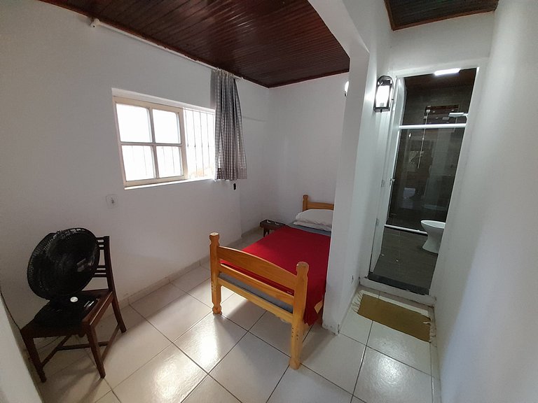 Suíte3 Pousada Ohanna pé na areia Praia Grande