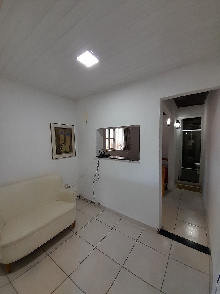 Suíte3 Pousada Ohanna pé na areia Praia Grande