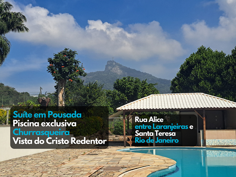 Suíte 01 Pousada Piscina Churrasqueira Rio - Próximo ao Cris
