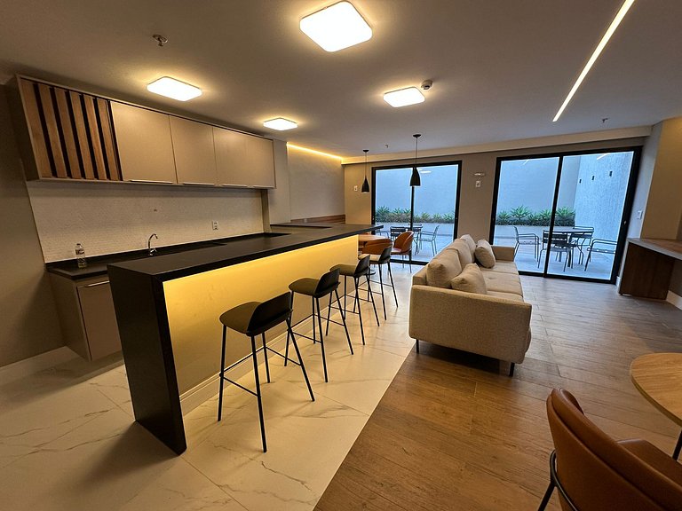 Estúdio moderno no Link Flats – Jardim Amélia
