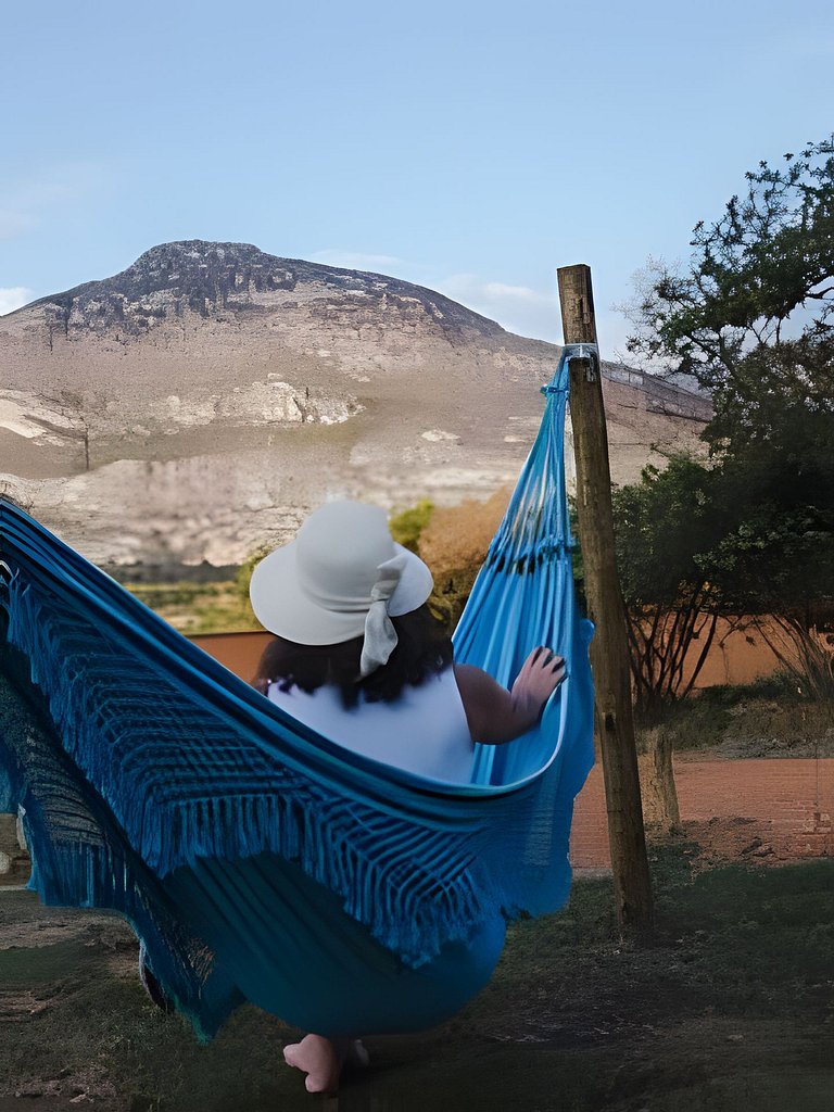 Chalé Topázio Azul Natureza plena sossego Lapinha