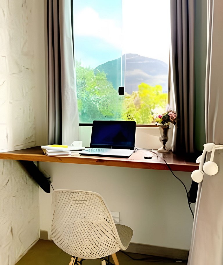 Chalé Citrino Conforto vista para Montanhas