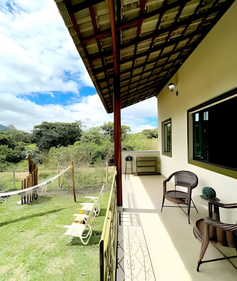 Chalé Citrino Conforto vista para Montanhas