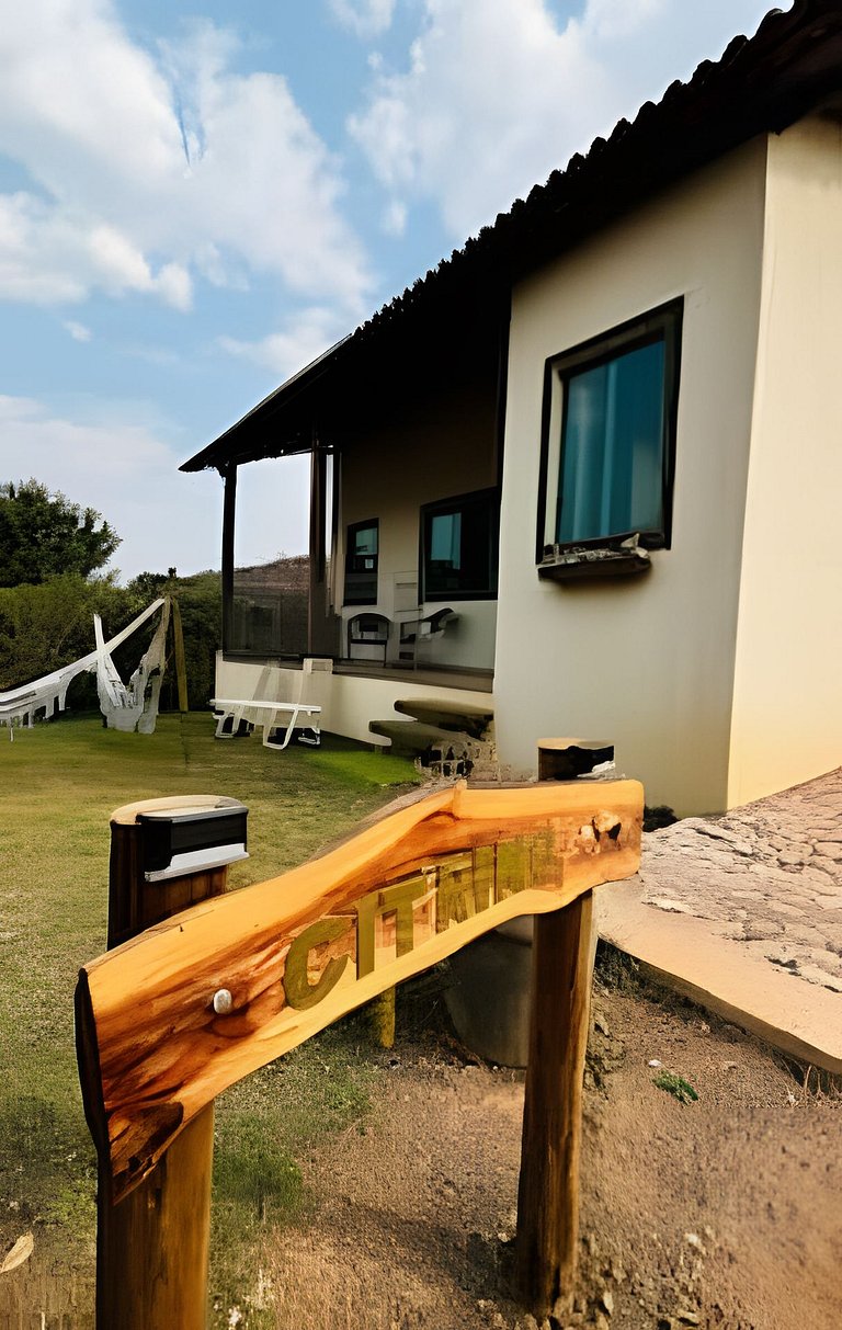 Chalé Citrino Conforto vista para Montanhas