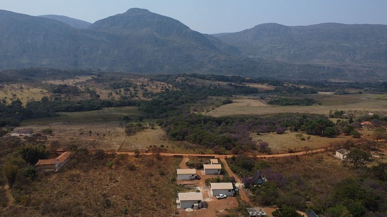 Chalé Topázio Azul Natureza plena sossego Lapinha
