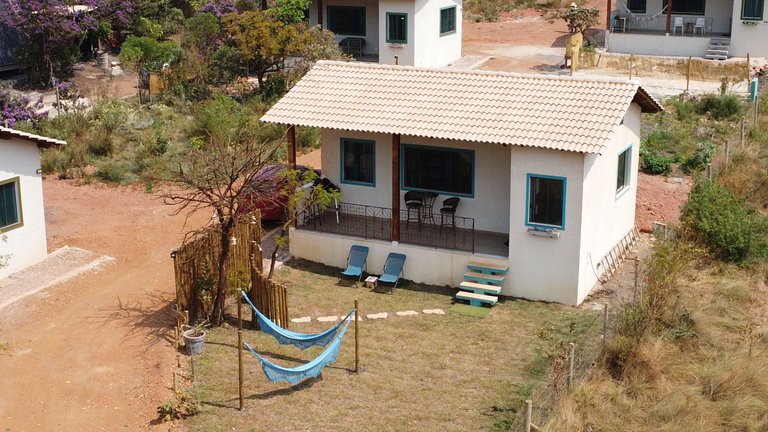 Chalé Topázio Azul Natureza plena sossego Lapinha