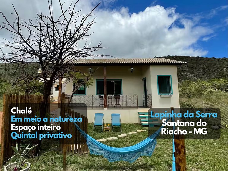 Chalé Topázio Azul Natureza plena sossego Lapinha