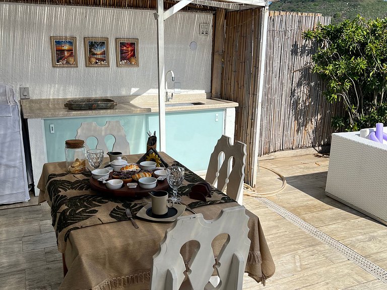 Cobertura Resort Varanda Gourmet Vista Mar Recreio