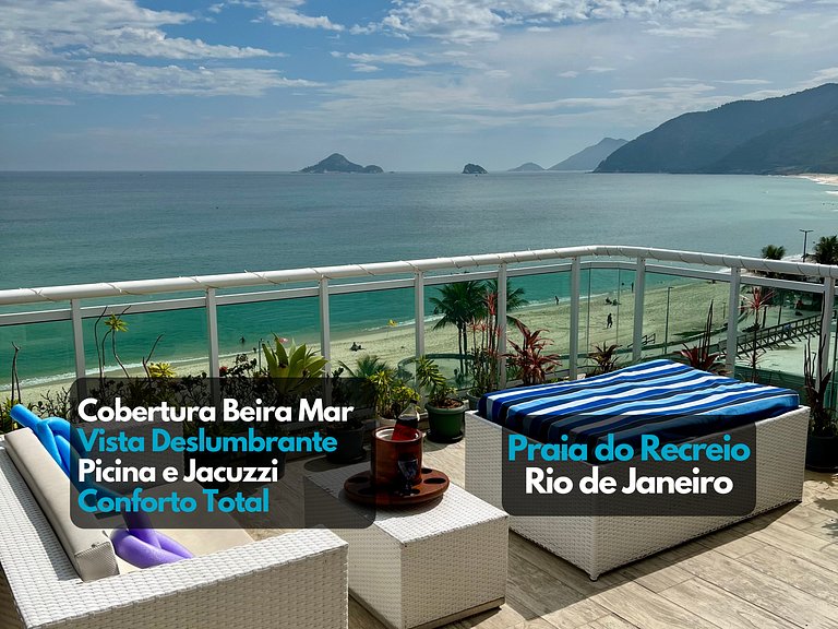 Paraíso Alto padrão Cobertura Vista Mar Recreio