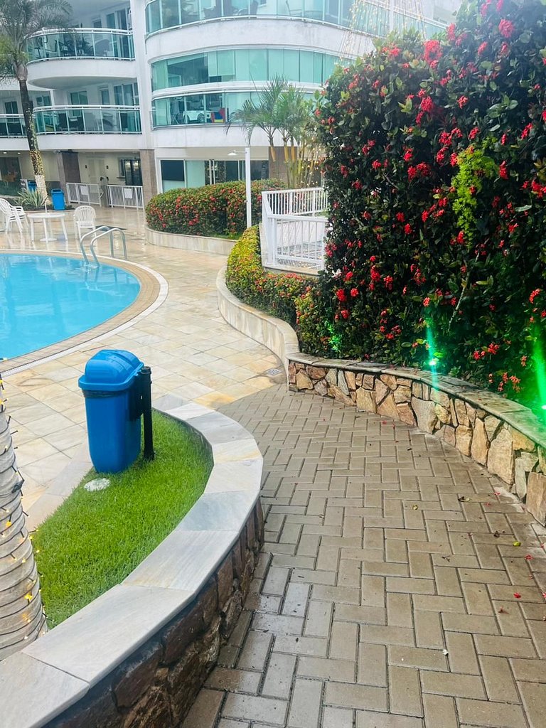 Cobertura Resort Varanda Gourmet Vista Mar Recreio