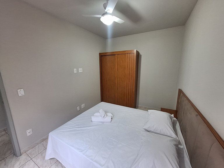 Apto completo e confortável no Aterrado